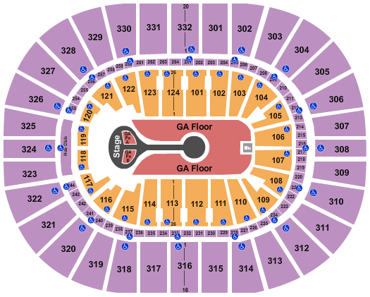 Smoothie King Center Benson Boone Seating Chart